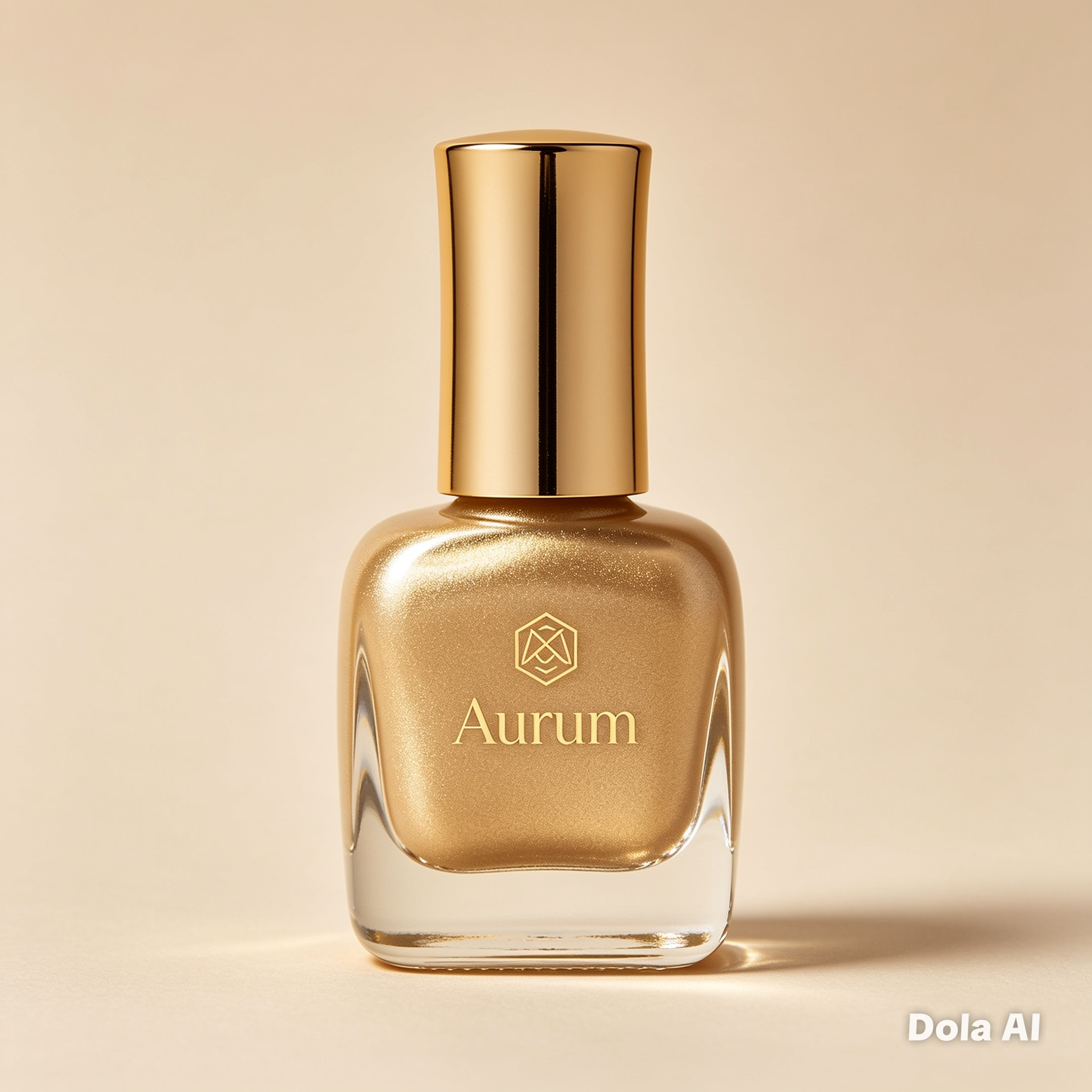 esmalte dorado ,